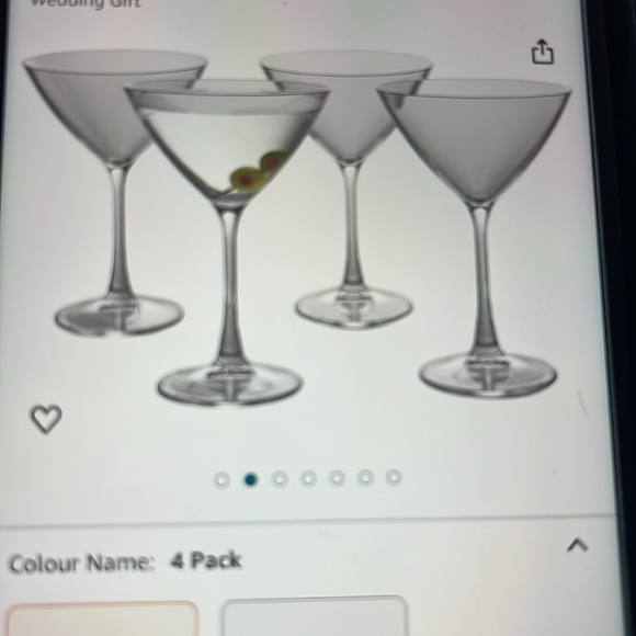 D'eco Unbreakable Stemmed Martini Glasses (4) - Picture 7 of 10